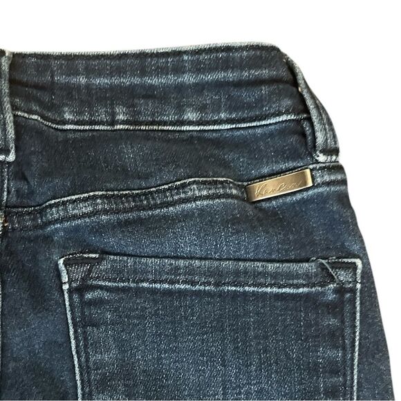 KanCan Women's Distressed Dark Blue Jeans - Picture 5 of 7